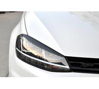 Kit de 2 Piezas de Cejas para Faros Delanteros de Coche, ABS, para VW Golf 7.5 MK7, Accesorios 2017, 2018 y 2019.