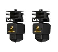 Kit de 2 piezas H2D Hotend, cabezal de impresión 3D, kit de bloque de calefacción de extremo caliente con boquilla de acero endurecido de 0,6 mm y calcetines de silicona para Bambu Lab H2D, A1/A1 Mini