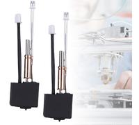 Kit de 2 piezas Hotend para Anycbic Kobra 3, kit de extrusora de cabezal de impresión 3D, bloque de calefacción ensamblado con 2 boquillas de 0,4 mm de latón para Anycubic Kobra 3/ACE Pro