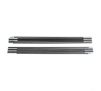 Kit de 2 postes de camping de fibra de vidrio de 3,1 m, 3,4 m, 3,9 m, varillas ajustables para tienda de campaña para lluvia, mosca, velas, mochileros, almacenamiento portátil ligero (340)