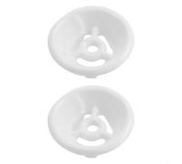 Kit de 2 tapones de orinal, filtro de baño, cubierta de drenaje para prevención de salpicaduras, material ABS blanco, 7 x 3,5 cm, se adapta a uso doméstico o público