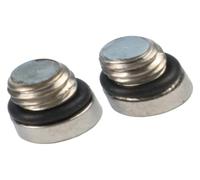 Kit de 2 tornillos de purga de frenos SRAM Guide Code for mantenimiento de bicicletas de montaña (plateado)