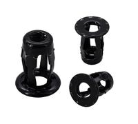 Kit de 20/30/50 tornillos y tuercas remachables con forma de pétalo, expansión de metal, panel de matrícula, abrazadera, gato de seguridad, tuercas M4, M5, M6, M8(Nut Only(Black),M4x16(50Pcs))