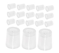 Kit de 20 Botellas de Perfume de Viaje Rellenables Blanco