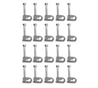 Kit de 20 clips organizadores de cables para Starlink con tornillos y abrazaderas que proporcionan una sujeción segura de cables y una configuración ordenada