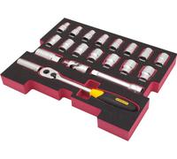 Kit de 20 piezas Stanley FatMax T-Stak de 1/2" FMHT0-74297
