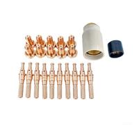 Kit de 22 puntas de electrodo de plasma compatible con dinámica térmica para soplete cortador de plasma SL60 80A incluye 98215, 98211, 98213, 98237 modelos de piezas de repuesto