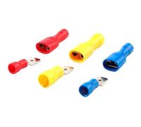 Kit De 25-300 Conectores De Cable Con Aislamiento Eléctrico: Conectores De Horquilla, De Empalme, De Desconexión Rápida Y De Pinza; Terminales De Cable For Crimpar.(300pcs(150 Set))