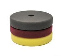 Kit de 3 almohadillas de esponja de 7 pulgadas para pulido y encerado de automóviles con función de cambio rápido (6 pulgadas)