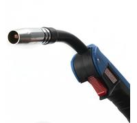 Kit de 3 boquillas de soldador MIG 15AK con punta conductora y soporte de punta para un flujo de gas de blindaje constante (0,9 mm)
