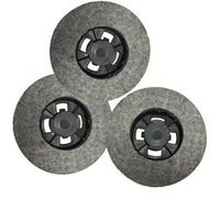 Kit de 3 cepillos con disco de fieltro de gancho UNIVERSALE pulidora adaptables