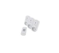 Kit de 3 enchufes por control remoto On/Off + mando a distancia