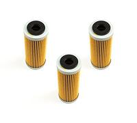 Kit de 3 filtros de aceite HF652 para moto