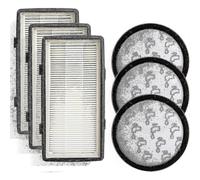 Kit de 3 filtros Zr903701 para Rowenta Silence Force Cyclonic 4aaaa (ro76xx) Ro7681ea Ro7691ea Ro7690ea