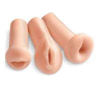 Kit de 3 Masturbadores Realísticos