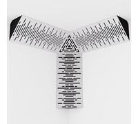 Kit de 3 mini trampas de graves «WAVE-mini» + 1 trampa de esquina «TRICUB-WAVE» | Espuma acústica con placa HDF laminada perforada | Color: [WAVE-m+cubWav | Blanco]