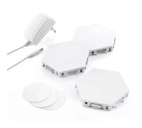 Kit de 3 Paineis Led Modulares Magnéticos e Táteis