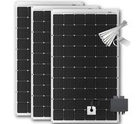 Kit de 3 paneles solares flexibles de 315 W, microinversor de 800 W y cable, módulos monocristalinos IP67 ultrafinos, 167 × 99,6 × 0,15 cm, panel fotovoltaico Plug and Play para balcón, fáciles de