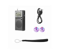Kit de 3 Piezas de Equipo, Radio Portátil con 2 Bolas de Gato Iluminadas con LED, Equipo Paranormal para el Hogar, la Oficina y el Exterior.