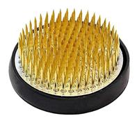 Kit de 3 piezas de rana de flores Ikebana Kenzan: soporte de tallo ideal para arreglos florales (redondo)