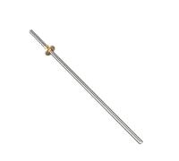 Kit de 3 varillas trapezoidales de 100-500 mm, tornillo trapezoidal T8 de excelente resistencia con tuerca de latón for impresoras 3D.(300mm*2mm*2mm)