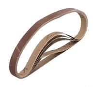 Kit de 30 bandas de lijado de 10 x 330 mm, granos de 60 # a 600 # para lijado de madera, plástico y metales no ferrosos (600#)