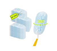 Kit de 30 recambios para plumero Swiffer Duster 360 de alta resistencia, de microfibra desechable para limpieza del hogar (30 recambios + 1 mango