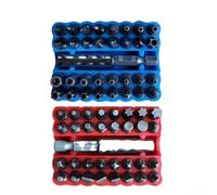 Kit de 33 brocas multiusos con práctica selección de puntas para proyectos de bricolaje y necesidades de mantenimiento de equipos de rutina (brocas huecas)