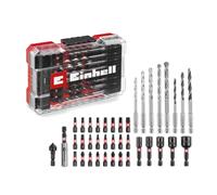 Einhell - Juego de 39 accesorios M-Case (brocas 25mm/metal/madera/piedra, llave vaso, soporte 60 mm)