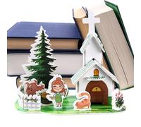 Kit De 3D para - Juego Educativo Niño Puzzle 3D | Escenas Miniaturas Aprendizaje Temprano Interactivo Niños Niñas Casa Ocio