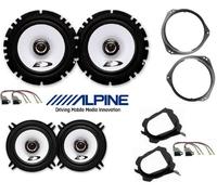 ALPINE SXE-1725S Par De Altavoces Para Auto 2 Vías Coaxiales 6.5'' 220W Máx