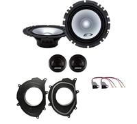 Kit de 4 altavoces Alpine SXE1750S para Renault Clio IV de 2013 a 2021 + 2 soportes delanteros + 2 conectores
