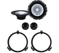 Kit de 4 altavoces delanteros Alpine SXE-1750S 16,5 cm + 2 soportes. Compatibilidad con Audi A3 03-13, Audi A4 04-08, Toyota Yaris/Verso 99-03, Mercedes E (W211), Mercedes CLS (C219), Seat EXEO 08-13