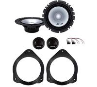 Kit de 4 altavoces traseros Alpine SXE-1750S de 16,5 cm para Audi a partir de 2010 con 2 soportes traseros y 2 conectores
