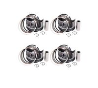 Kit de 4 Anillos de pistón STD +25 +50 +100 67mm 67,25mm 67,5mm 68mm Compatible con YZF R6 ZF600W 13S 11631 00 00 Piezas de Motor de Motocicleta(67.25mm)