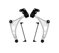 Kit de 4 brazos de control inferiores delanteros y enlaces de barra estabilizadora Compatible con Acura MDX Honda Pilot Passport Ridgeline 2014-2022