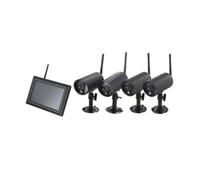 Kit de 4 cámaras inalámbricas con pantalla táctil IP