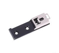 Kit de 4 clips de montaje en riel DIN TS35, sujetadores en forma de U de 35 mm de ancho, montaje de relé seguro para fuente de alimentación y paneles de gabinete de control industrial