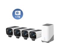 Kit de 4 eufyCam S3 Pro + Disco Duro de 1 TB white