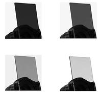 Kit de 4 filtros compatibles con Sitema Cokin serie P Neutral Density Filtro ND2 ND4 ND8 ND16 P152 P153 P154 Filtro gris neutro Square Gray densidad neutra placa cuadrada objetivo tipo Lens