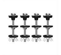 Kit de 4 pernos universales para tanque de inodoro a taza, de alta resistencia.