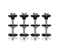 Kit de 4 pernos universales para tanque de inodoro a taza, de alta resistencia.