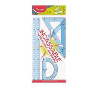 Kit de 4 Reglas Escolares para Geometría Maped Irrompibles