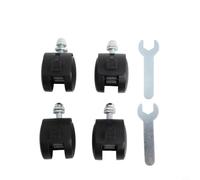 Kit de 4 ruedas giratorias para calentador de aceite eléctrico Midea que proporciona una mayor maniobrabilidad y compatibilidad con roscas de montaje estándar (con freno)