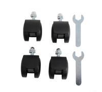 Kit de 4 ruedas giratorias para calentador de aceite eléctrico Midea que proporciona una mayor maniobrabilidad y compatibilidad con roscas de montaje estándar (sin freno)