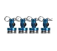 Kit de 4 Suspensiones Magnética RC, para SCX10, Columnas de Dirección de Aluminio, Coche RC 1/10, Diseño Ligero y Resistente, para Profesionales, Personalización, Velocidad, Diversión