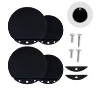 Kit de 4 tapones de drenaje marinos con repuesto de aleta, accesorio de drenaje de agua duradero para kayak, agua salada, agua dulce, yate, limpieza, reparación y mantenimiento de buques de