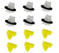 Kit de 40 clips de moldura para arco de rueda de coche, sujetadores de plástico compatibles con Juke 76847JG00A / 76882JG10A