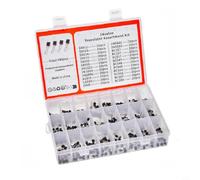 Kit de 480 transistores TO-92 vivienda 24 valores NPN PNP de silicio para interruptores procesamiento de señales, electrónica, proyectos de reparación, hobby, manualidades, laboratorio
