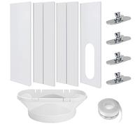 Kit de 4pcs Ventana Aire Acondicionado Portátil TGKYK con Adaptador y Sello de Ventana